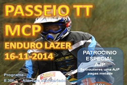 Passeio TT MCP Enduro Lazer - Domingo, 16 de Novembro