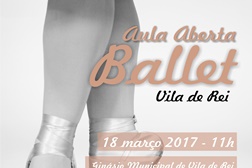 Vila de Rei recebe aula aberta de Ballet para crianças