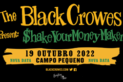 The Black Crowes anunciam nova data em Lisboa