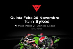 Tom Sykes vai estar na Moto Ponto em Lisboa