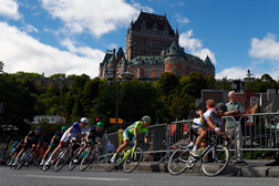Peter Sagan, vencedor do Grande Prémio do Québec 2016, na frente da corrida. Créditos de foto: Mathieu Belanger/ Getty Images