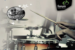 Maratona de bateria no Fórum Castelo Branco