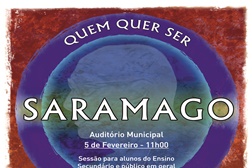 Teatro: "Quem Quer Ser Saramago?” no Auditório Municipal de Vila de Rei