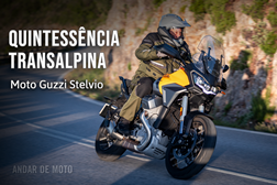 Teste Moto Guzzi Stelvio -  Quintessência Transalpina