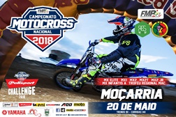 Campeonato Nacional de Motocross 2018 prossegue na Moçarria