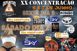 XX Concentração Motard Mentes Perigosas, Carregado, 6 e 7 de junho