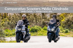 Comparativo Scooters de Média Cilindrada - BMW C400X / Honda Forza 300
