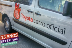 Toyota estreia-se no Super Bock Super Rock com o AYGO como ''carro oficial''