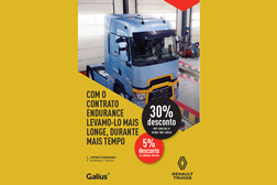 Novo contrato Endurance da Renault Trucks - 30% de desconto em peças e mão-de-obra