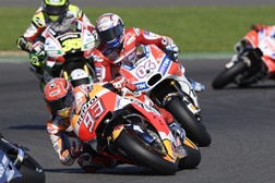Marquez venceu mesmo à justa