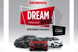 Honda Dream Week: uma semana de vantagens  - Em toda a gama da Honda