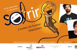Festival Solrir regressa ao Palácio de Congressos do Algarve para duas noites de humor