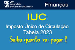 Tabela de IUC para 2023