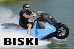 Gibbs Biski - uma moto anfíbia.