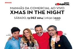 Continente aposta na venda de bilhetes para o concerto "Xmas in the Night" da Rádio Comercial a favor da Missão Sorriso