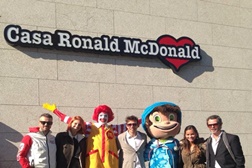 Tiago Monteiro e Diana Pereira na inauguração da nova casa Ronald McDonald no Porto