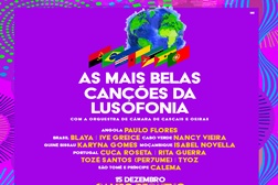 Calema, Cuca Roseta, Nancy Vieira e Paulo Flores são alguns dos nomes do cartaz d’ As Mais Belas Canções da Lusofonia 