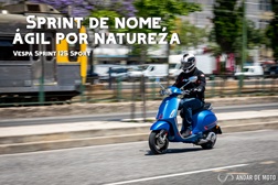 Teste Vespa Sprint 125 Sport - Sprint de nome, ágil por natureza