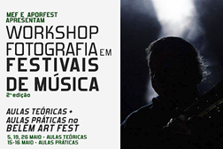 Workshop de Fotografia em Festivais de Música