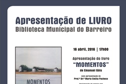 Apresentação do livro “Momentos” de Emanuel Góis
