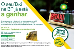 BP reforça campanha de descontos para táxis