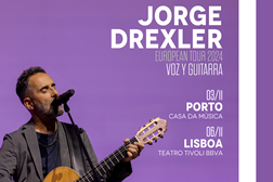 JORGE DREXLER Concertos em Lisboa e no Porto em Novembro - Num formato de voz e guitarra