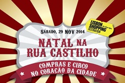 O Natal chega mais cedo à Rua Castilho