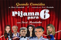 Cineteatro Anadia recebe comédia "Pijama para Seis" com Tozé Martinho