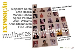Exposição | As Mulheres A(c)tivistas