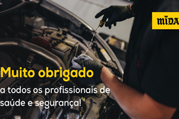 Oficinas Midas apoiam profissionais de Saúde - Já a funcionar a prolonga-se até ao final de Abril