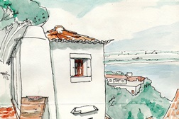 Aprender a desenhar num cenário único - “Diários gráficos no Convento da Arrábida”