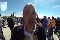 Mega Caravana do Clube Português de Maxiscooters na Ponte Vasco da Gama