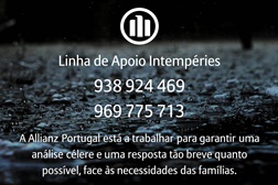 Allianz lança Linha de Apoio às Intempéries