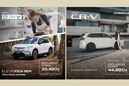 Honda apresenta novas propostas para empresas -  “Contas Feitas Empresas” no Honda CR-V PHEV e no 100% elétrico Honda e:Ny1