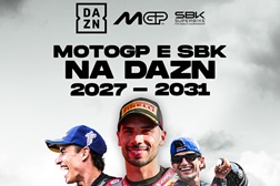 DAZN assegura direitos exclusivos do MotoGP em Portugal entre 2027 e 2031