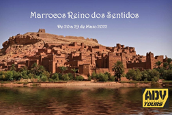 Adventure Tours está a organizar a "Marrocos Reino dos Sentidos Tour 2022"