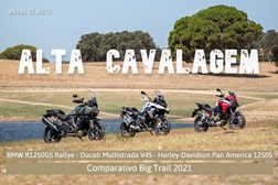 Comparativo Big Trail 2021 - Alta Cavalagem