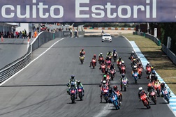 ESBK, 2022, Estoril - Afonso oitavo na Pré-Moto3 ganha por David Gonzalez - Martin Marco foi também 11º 