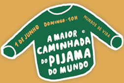 1500 crianças na Maior Caminhada do Pijama do Mundo