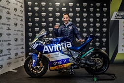 André Pires apresentado como piloto da Avintia nas MotoE