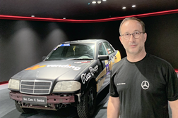 Mercedes-Benz Classe C de 1995 regressa em pleno funcionamento - Soc. Com. C. Santos no deserto do Maroc Challenge