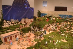 Presépio gigante em exposição na Galeria Municipal da Torreira