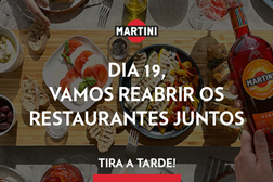 Martini desafia os portugueses a tirar a tarde  para apoiarem a restauração nacional