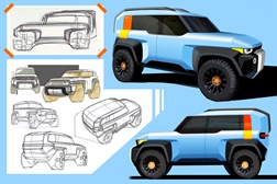 Toyota vence Car Design Award 2022 com o concept Compact Cruiser EV - Todo-Terreno Elétrico, apresenta detalhes da primeira geração do Land Cruiser