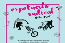 Espetáculo radical com bicicletas na Galeria Comercial Jumbo Sintra