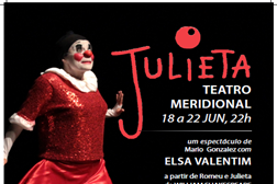 Teatro dos Aloés apresenta "Julieta" no Teatro Meridional de 18 a 22 de Junho