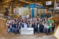 Volkswagen Autoeuropa exporta 10 milhões de peças