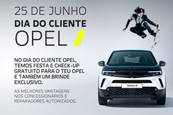 Dia do Cliente Opel no próximo dia 25 de junho - Check-up gratuito, brindes, test-drives e ofertas exclusivas para a gama eletrificada