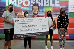 ''Um Toyota, uma Missão'' doa 55 mil euros à união audiovisual - Responsabilidade social #NinguémFicaParaTrás