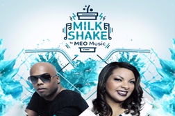 Nelson Freitas acompanha Kika no Milkshake by MEO Music com Carolina Torres
